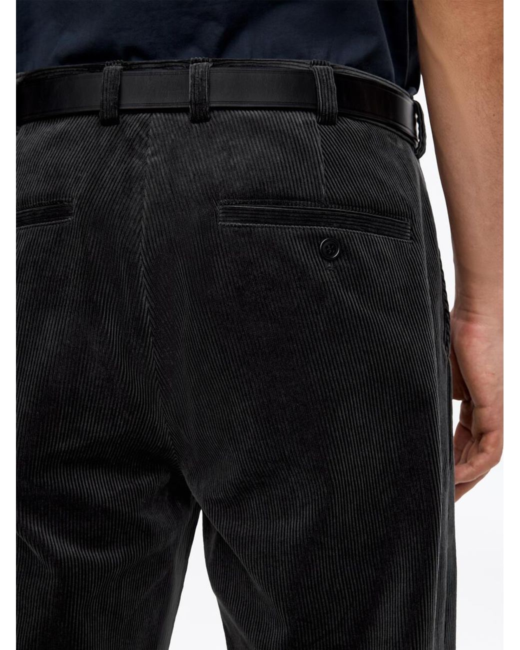 ARKET Blue Regular Corduroy Trousers for men