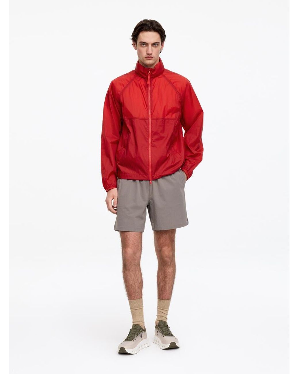 ARKET Red Active Windbreaker for men