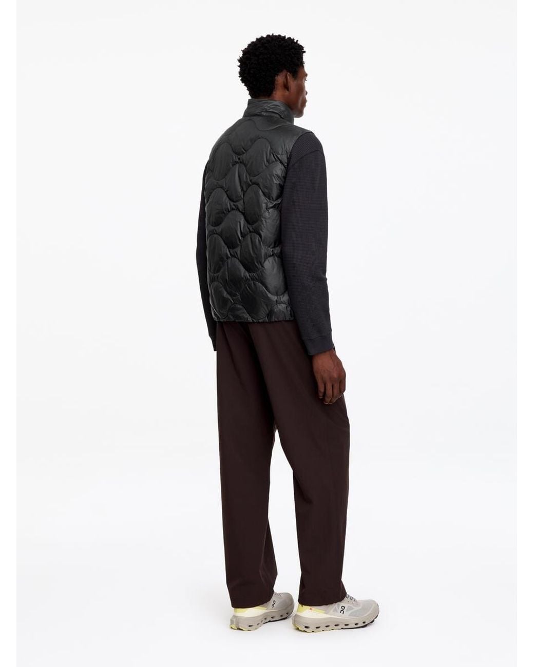 ARKET Black Ultralight Down Vest for men