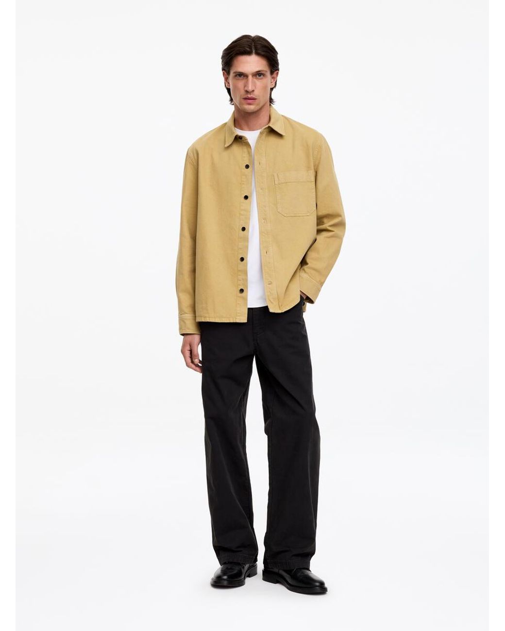 ARKET Metallic Twill Overshirt for men