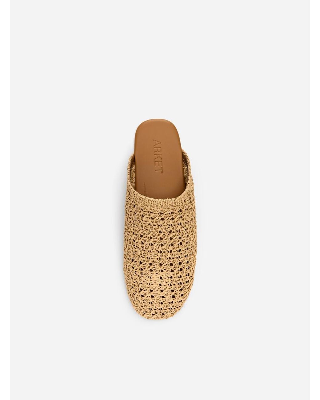 ARKET White Crocheted Slippers