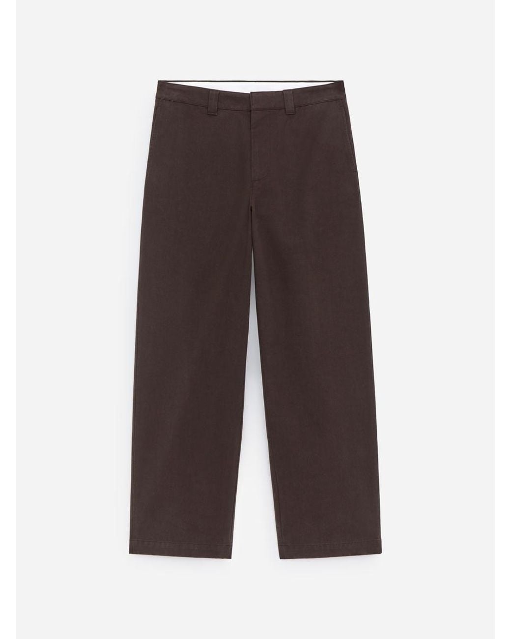 ARKET Brown Loose Cotton Chinos for men