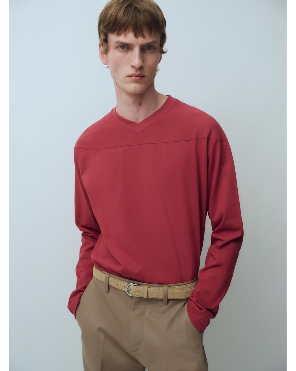 ARKET Red Athletic Jersey for men