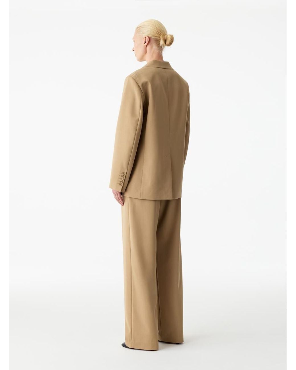 ARKET Natural Wool-Blend Oversized Blazer