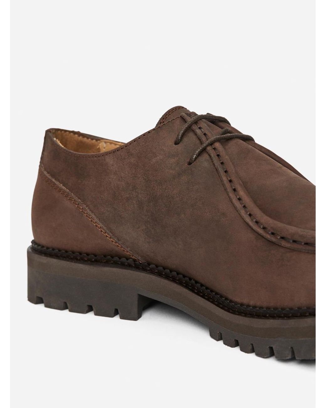 ARKET Natural Moc-Toe Leather Shoes for men