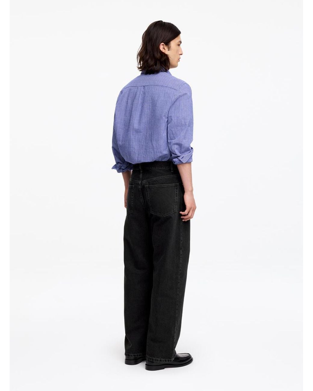 ARKET Black Mist Wide Jeans for men