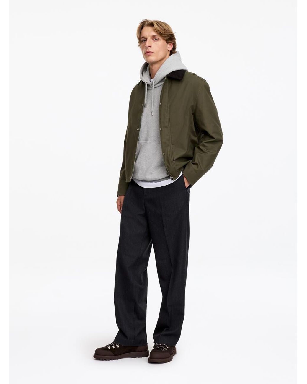 ARKET Gray Hooded Sweatshirt for men