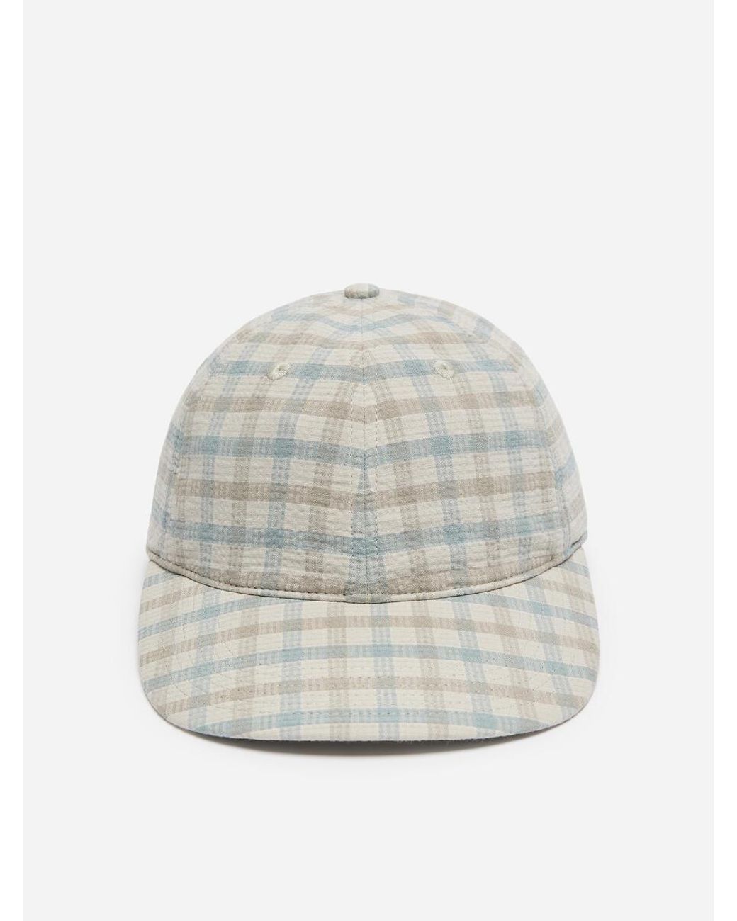 ARKET Natural Seersucker Baseball Cap for men
