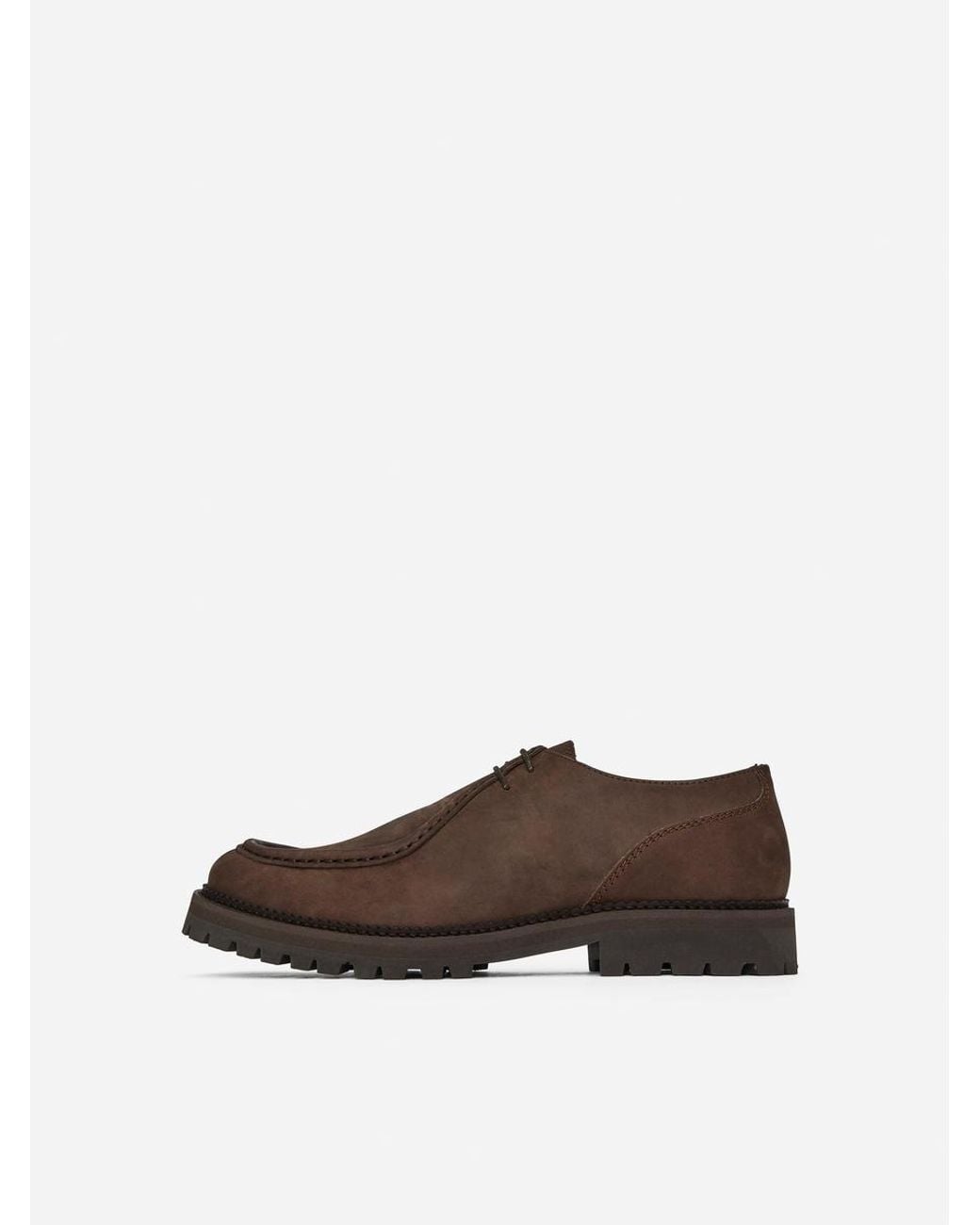 ARKET Natural Moc-Toe Leather Shoes for men