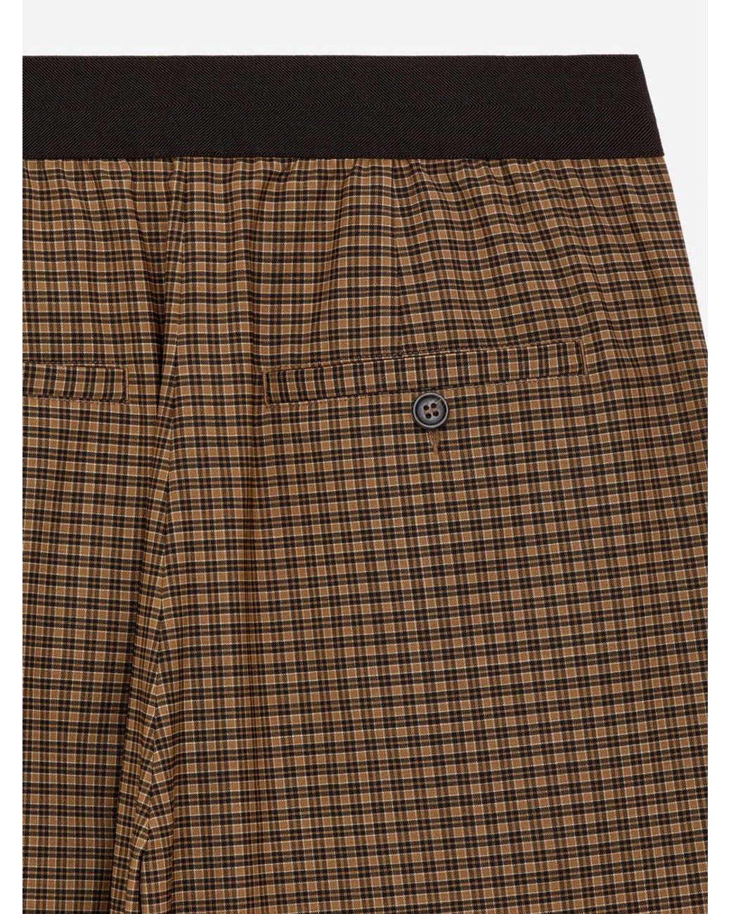 ARKET White Elastic Waist Trousers