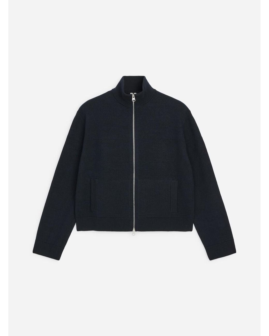 ARKET Blue Wool Zip Cardigan for men