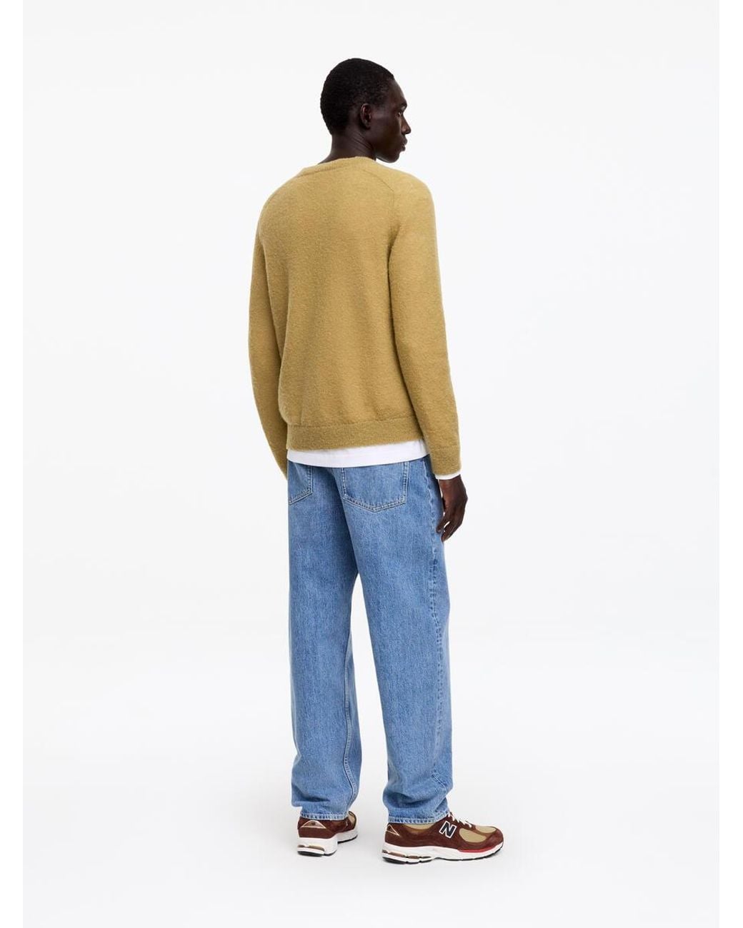 ARKET Natural Brushed Wool Jumper for men