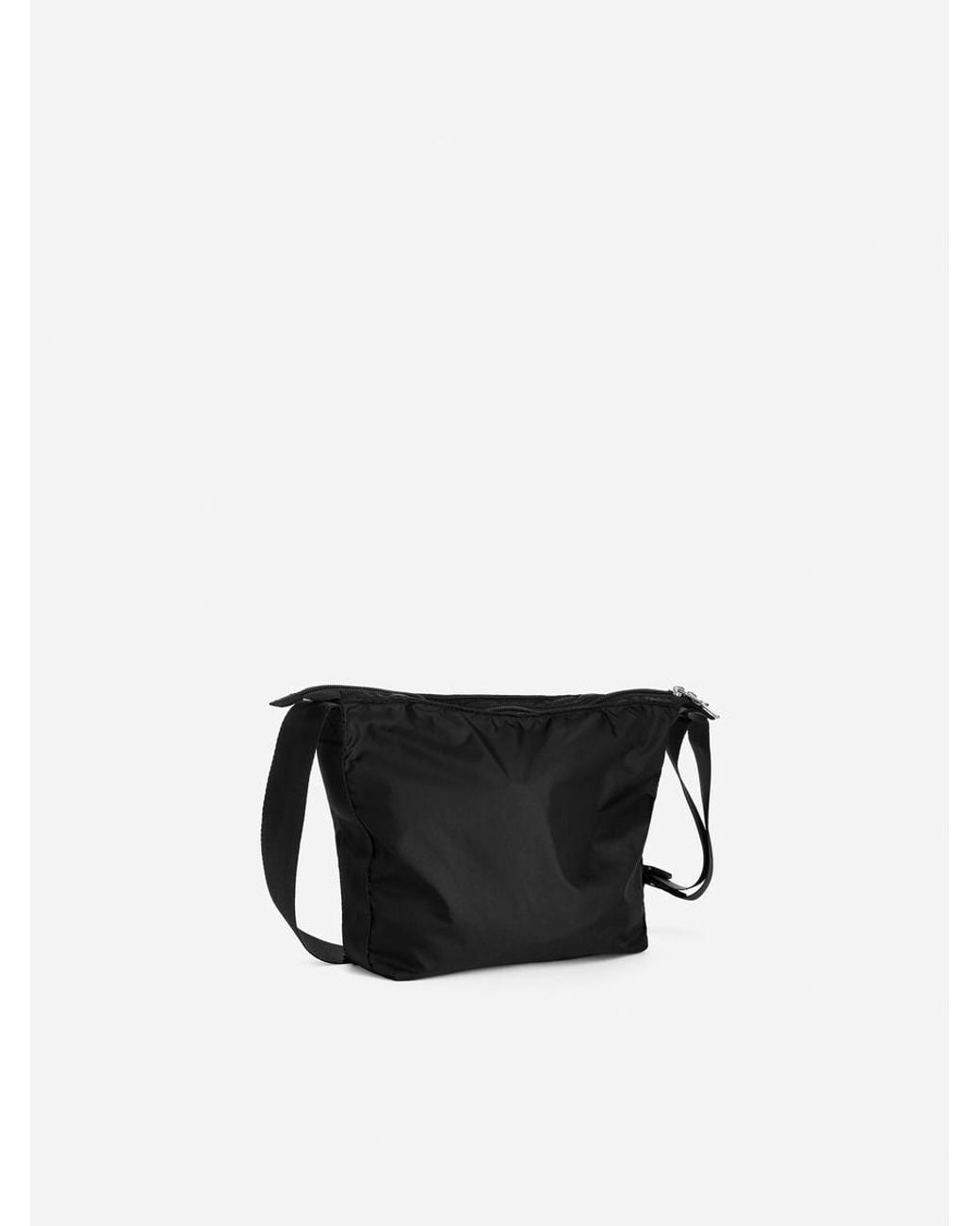 ARKET Black Packable Small Messenger Bag for men