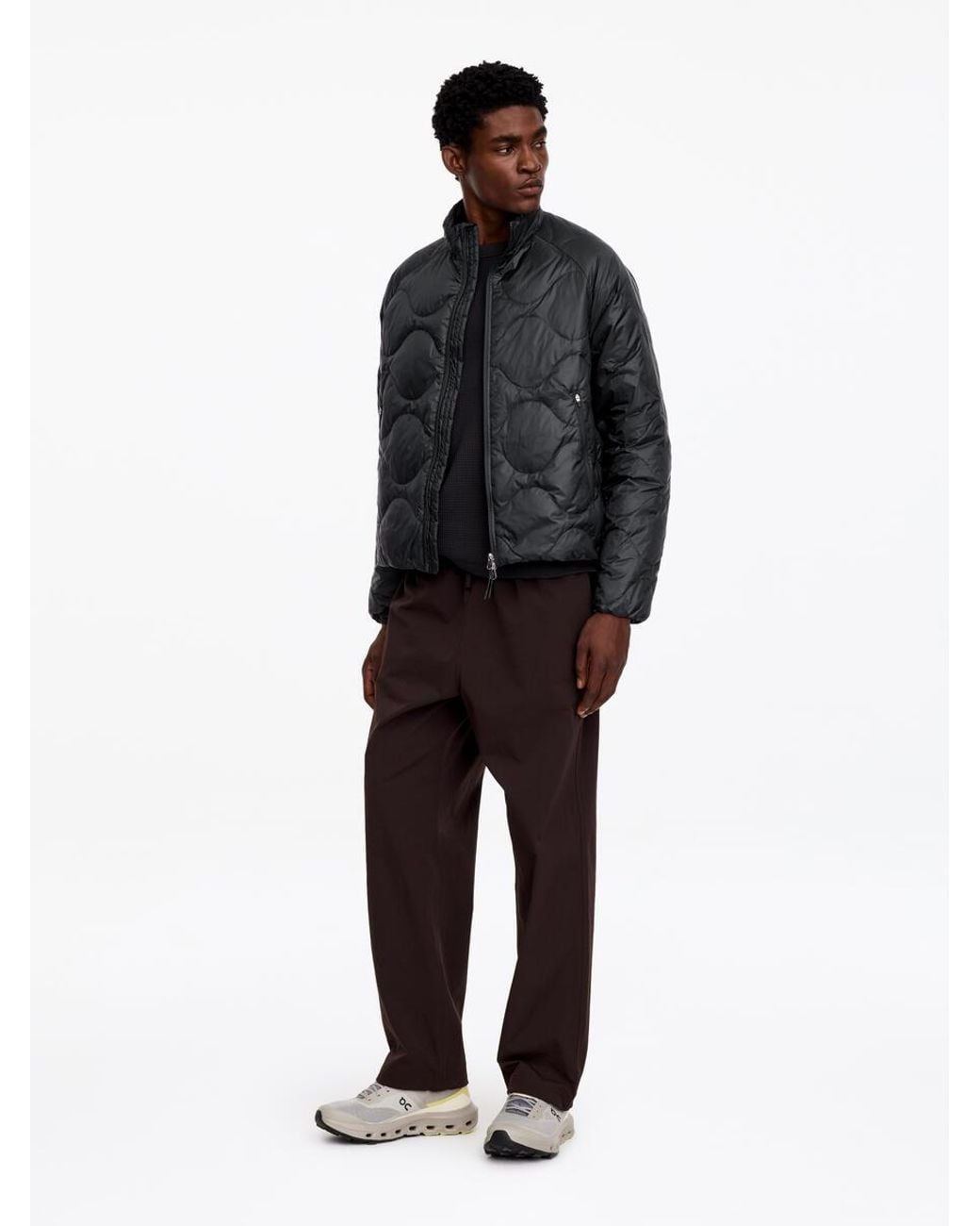 ARKET Black Ultralight Down Jacket for men