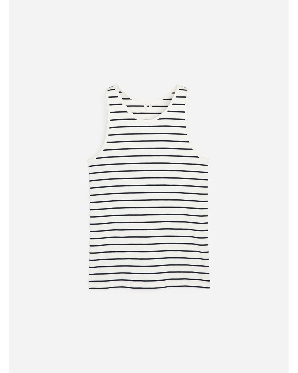 ARKET White Ribbed Tank Top