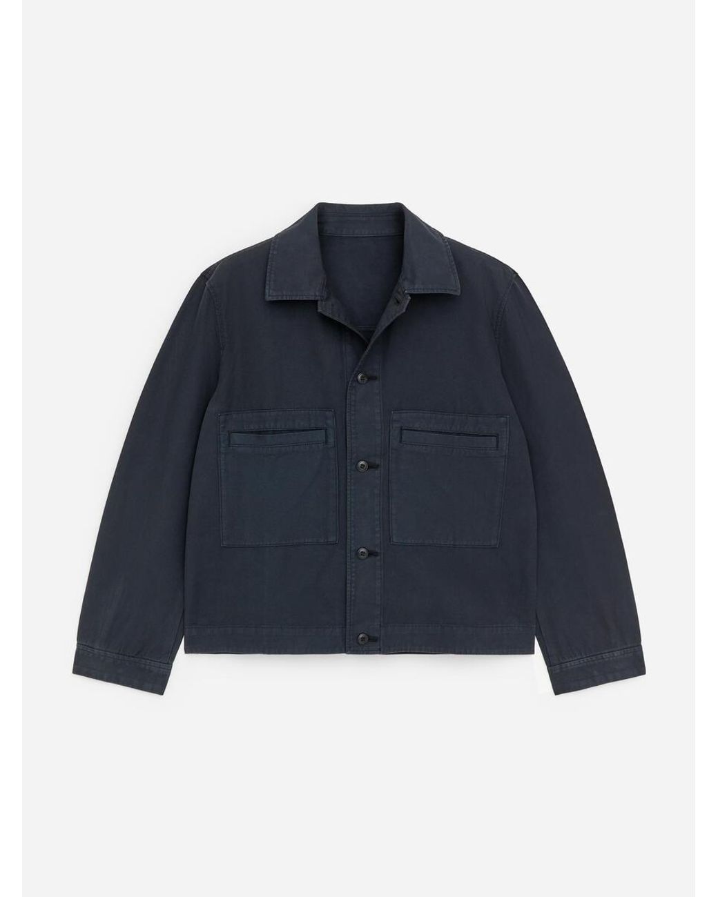 ARKET Blue Workwear Cotton Jacket for men