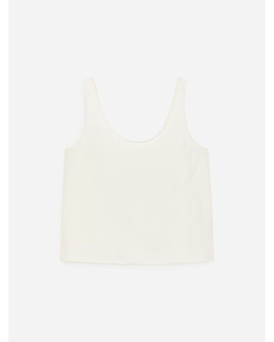 ARKET White Silk Tank Top
