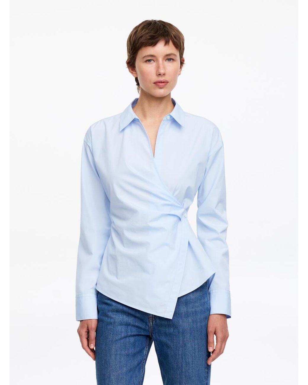 ARKET White Wrap Shirt