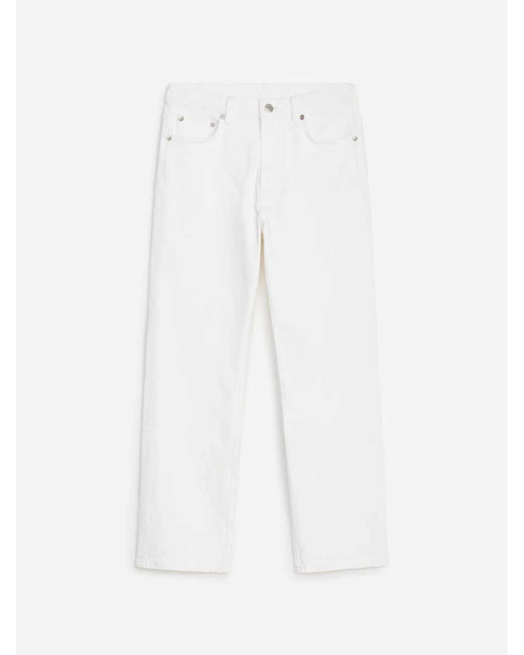 ARKET Blue Jade Cropped Slim Jeans