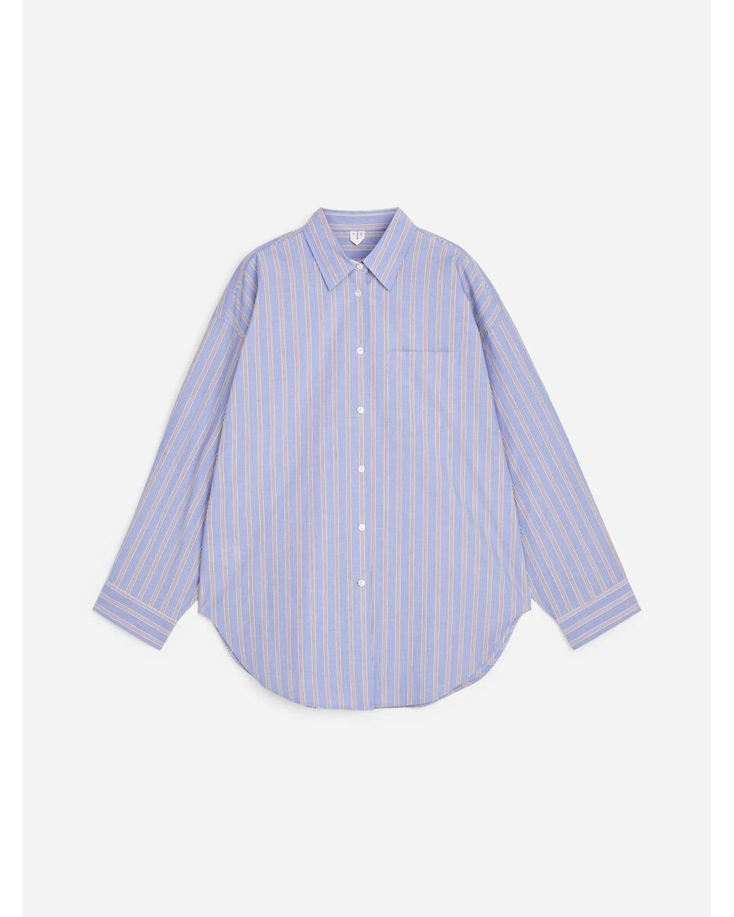 ARKET Purple Oversized Batwing Shirt