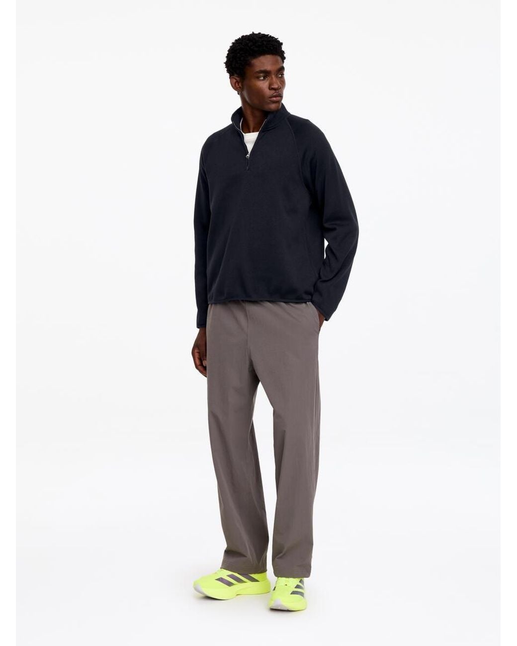 ARKET Blue Active Half-Zip Jumper for men