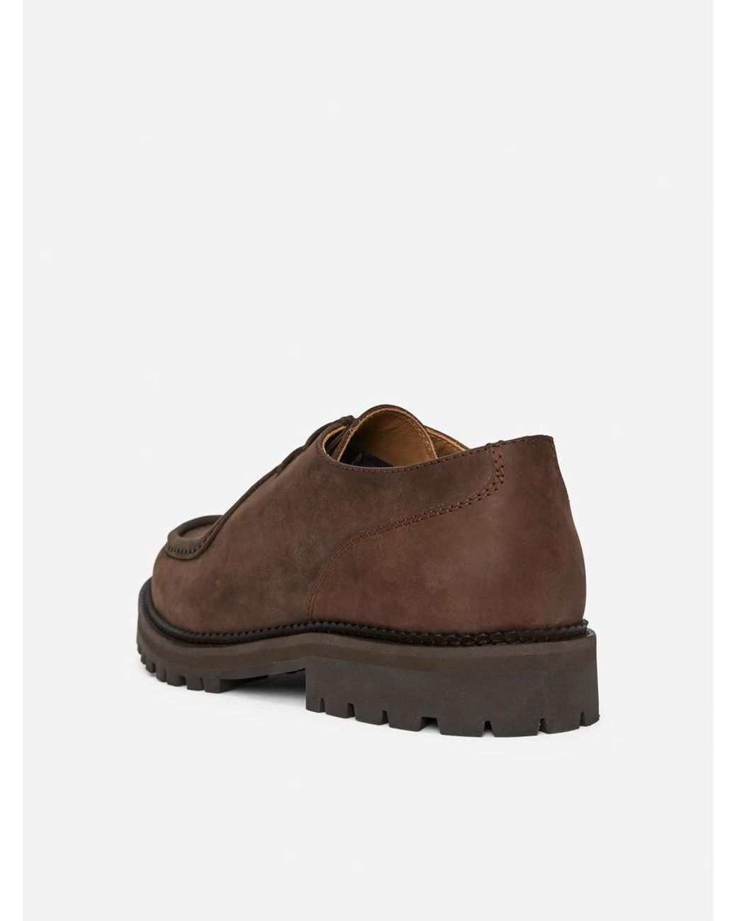 ARKET Natural Moc-Toe Leather Shoes for men
