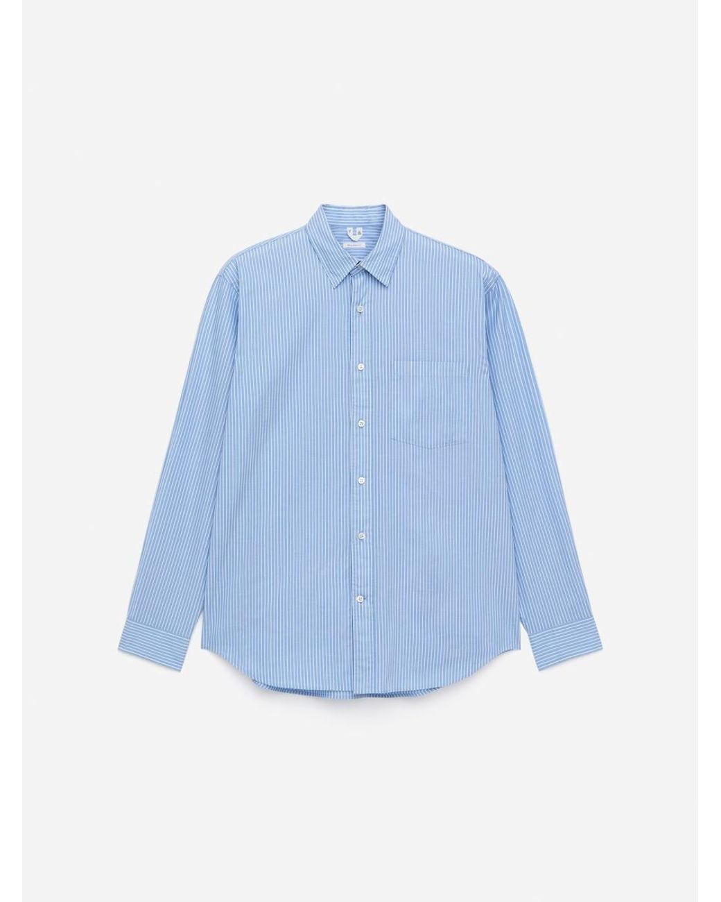 ARKET Blue Relaxed Poplin Shirt for men