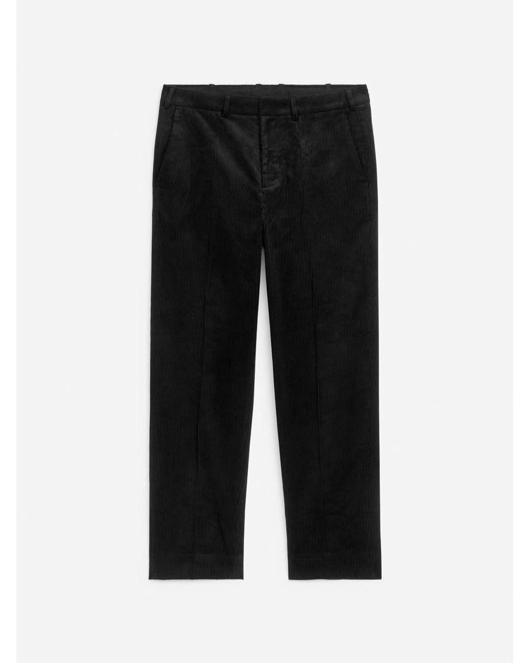ARKET Black Corduroy Trousers for men