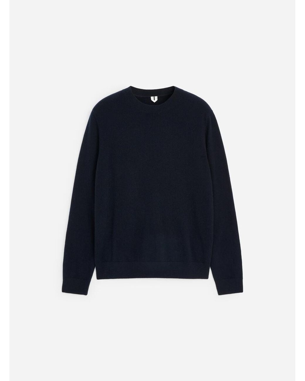 ARKET Blue Pure Cashmere Crew-Neck Jumper for men