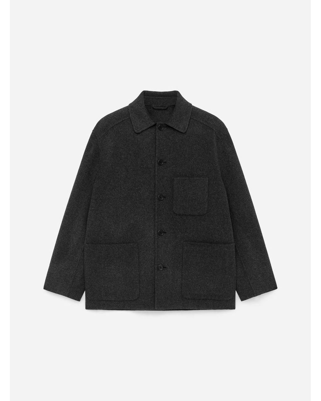 ARKET Black Double-Face Wool Blend Jacket for men