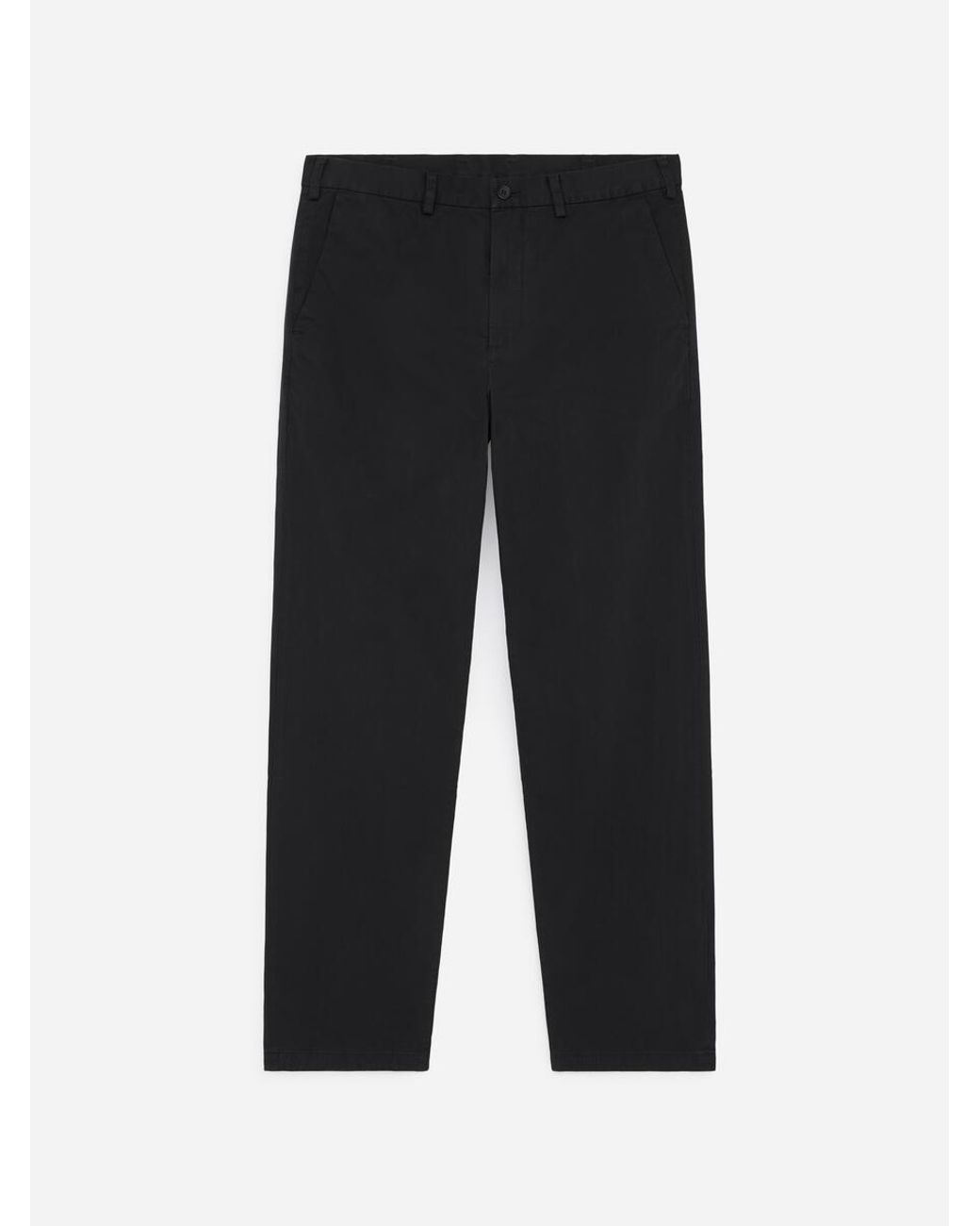 ARKET Black Straight Cotton Chinos for men