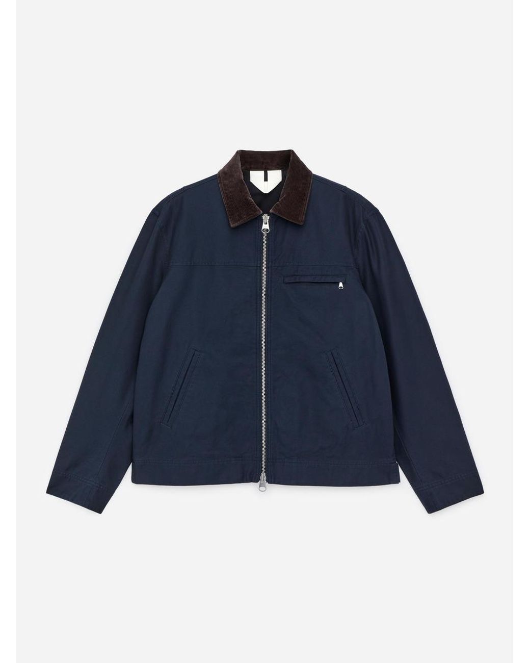 ARKET Blue Cotton Canvas Jacket for men