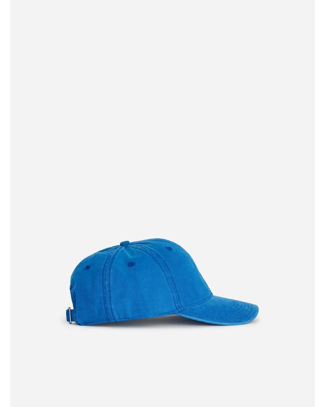 ARKET Blue Washed Cotton Canvas Cap for men