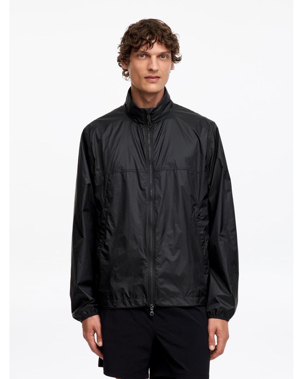 ARKET Black Active Windbreaker for men
