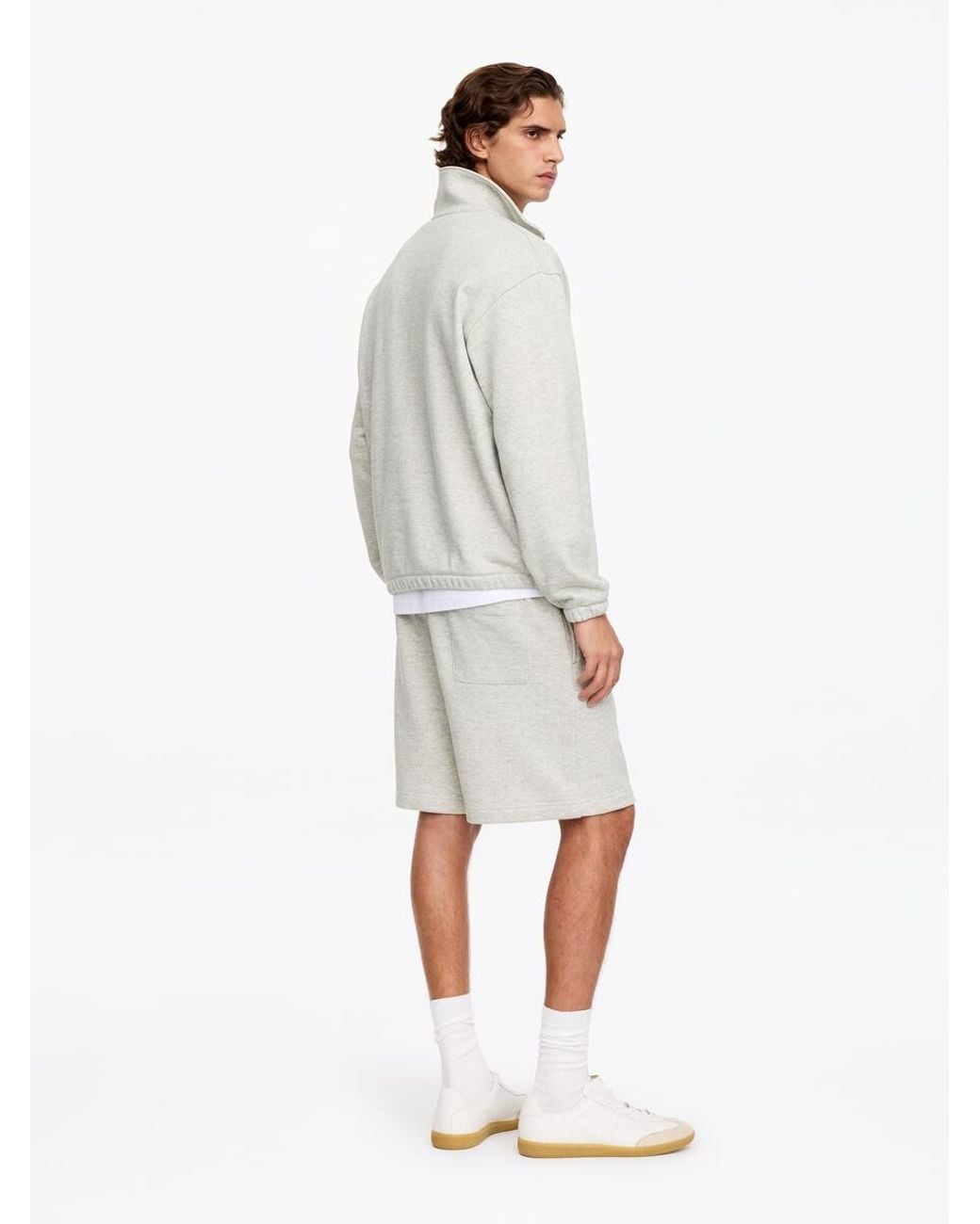 ARKET White Half-Zip Lounge Sweatshirt for men
