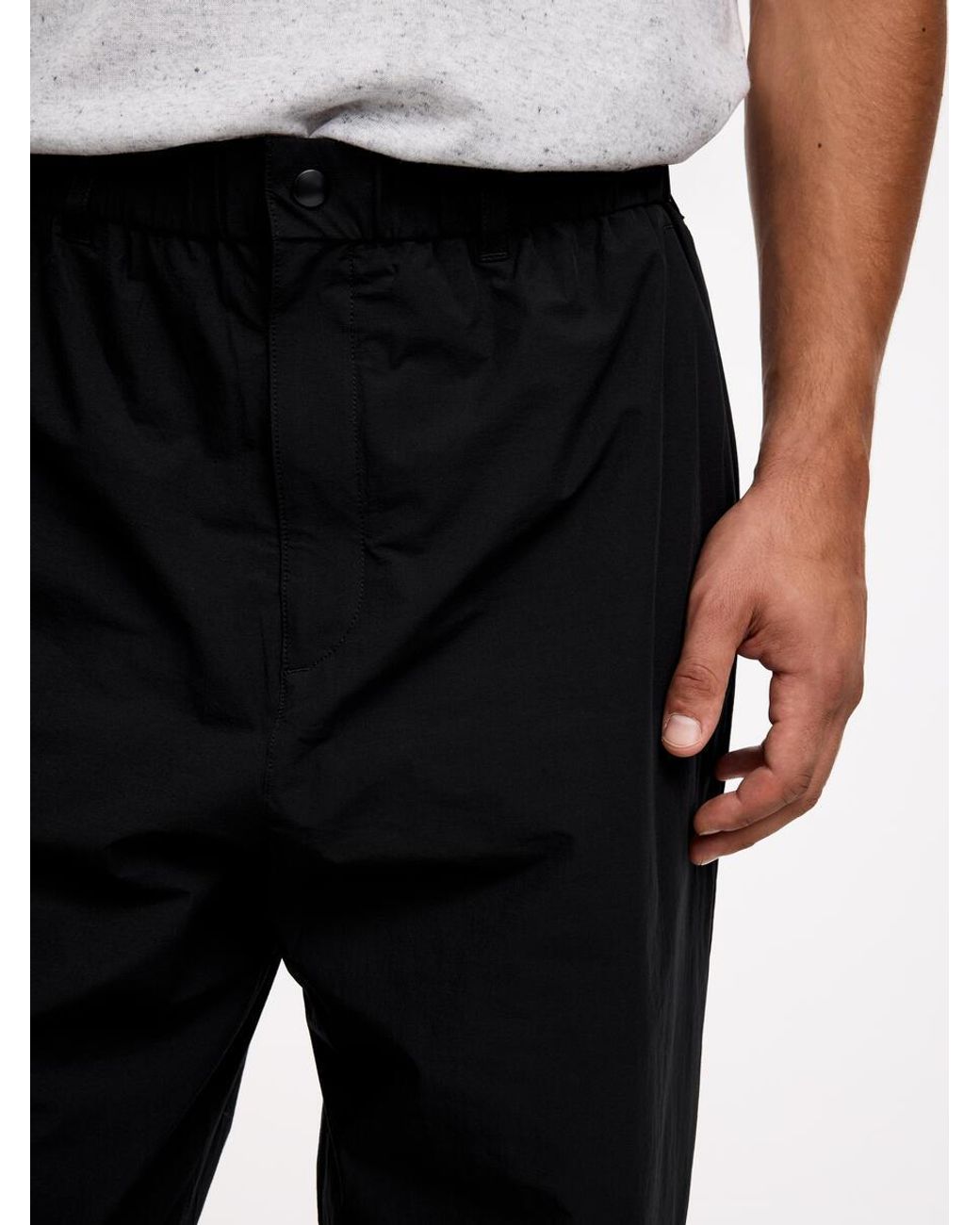 ARKET Black Active Hybrid Trousers for men