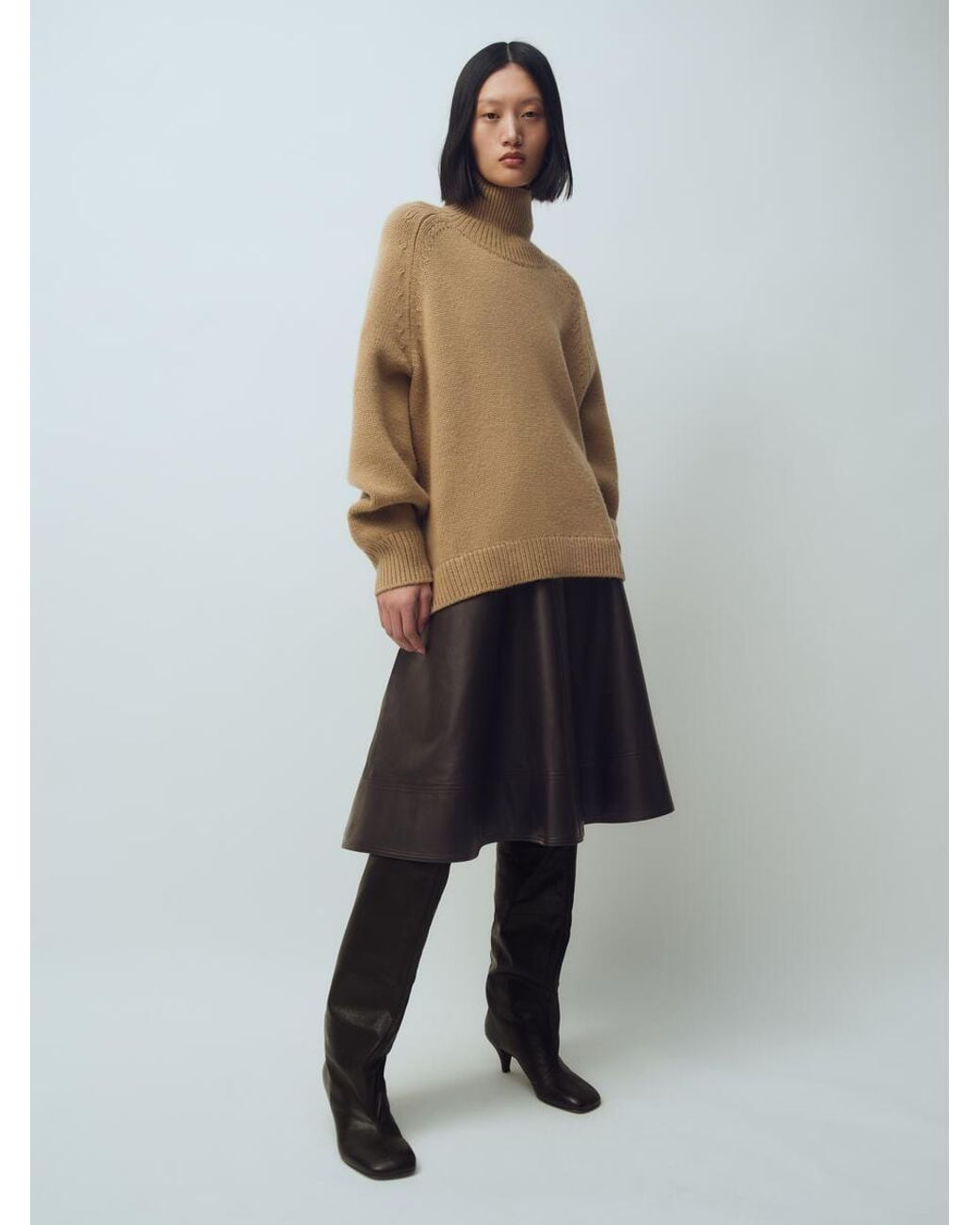 ARKET Natural Chunky Pure Cashmere Jumper
