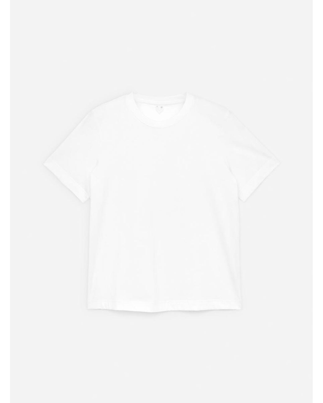 ARKET White Signature Short-Sleeve T-Shirt