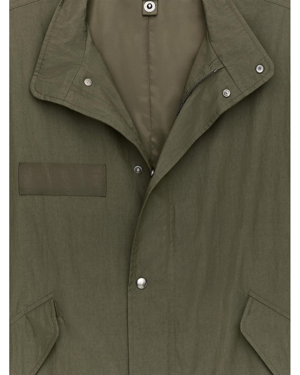 ARKET Green Cotton Blend Parka for men