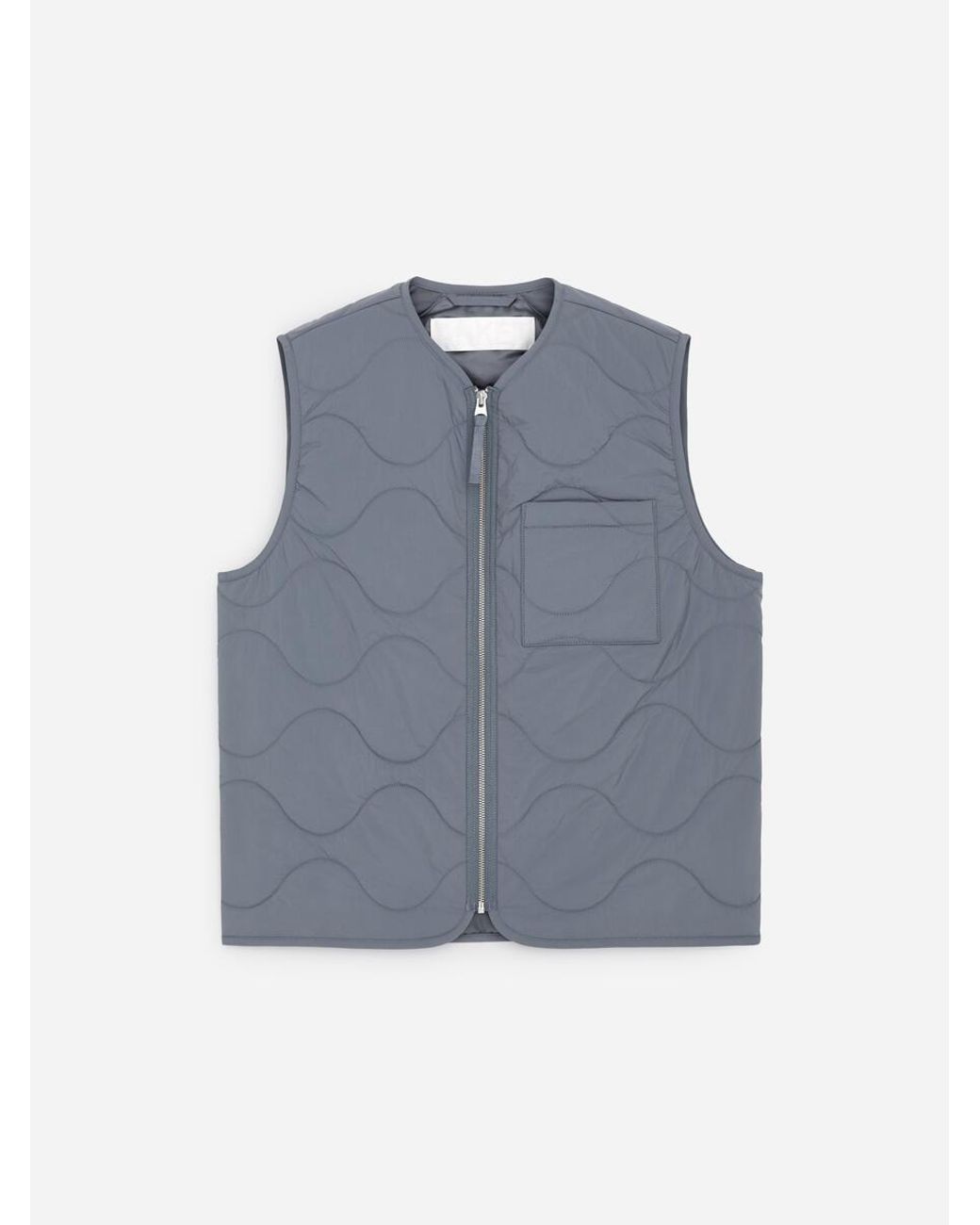 ARKET Blue Quilted Liner Vest for men