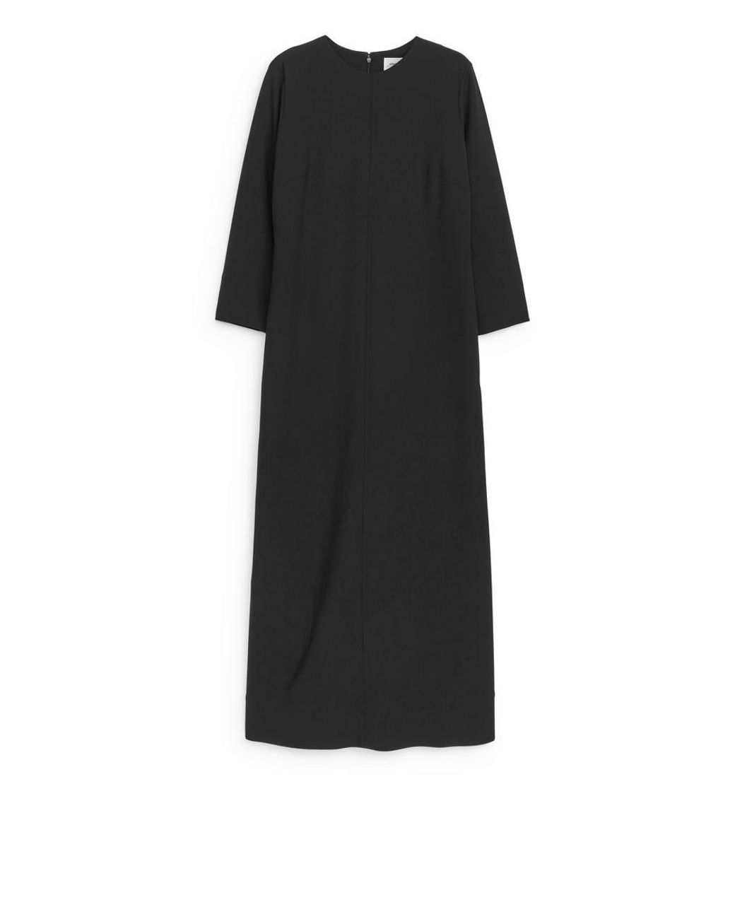 ARKET Black Penny Martin And Maxi Wool Dress