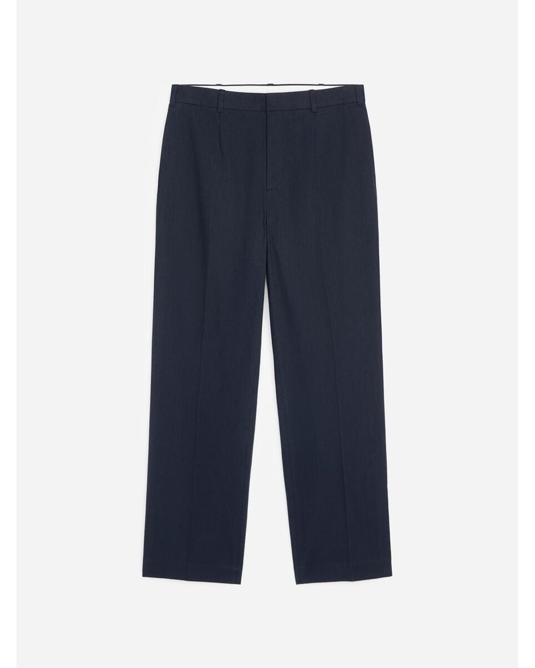 ARKET Blue Linen Blend Trousers for men