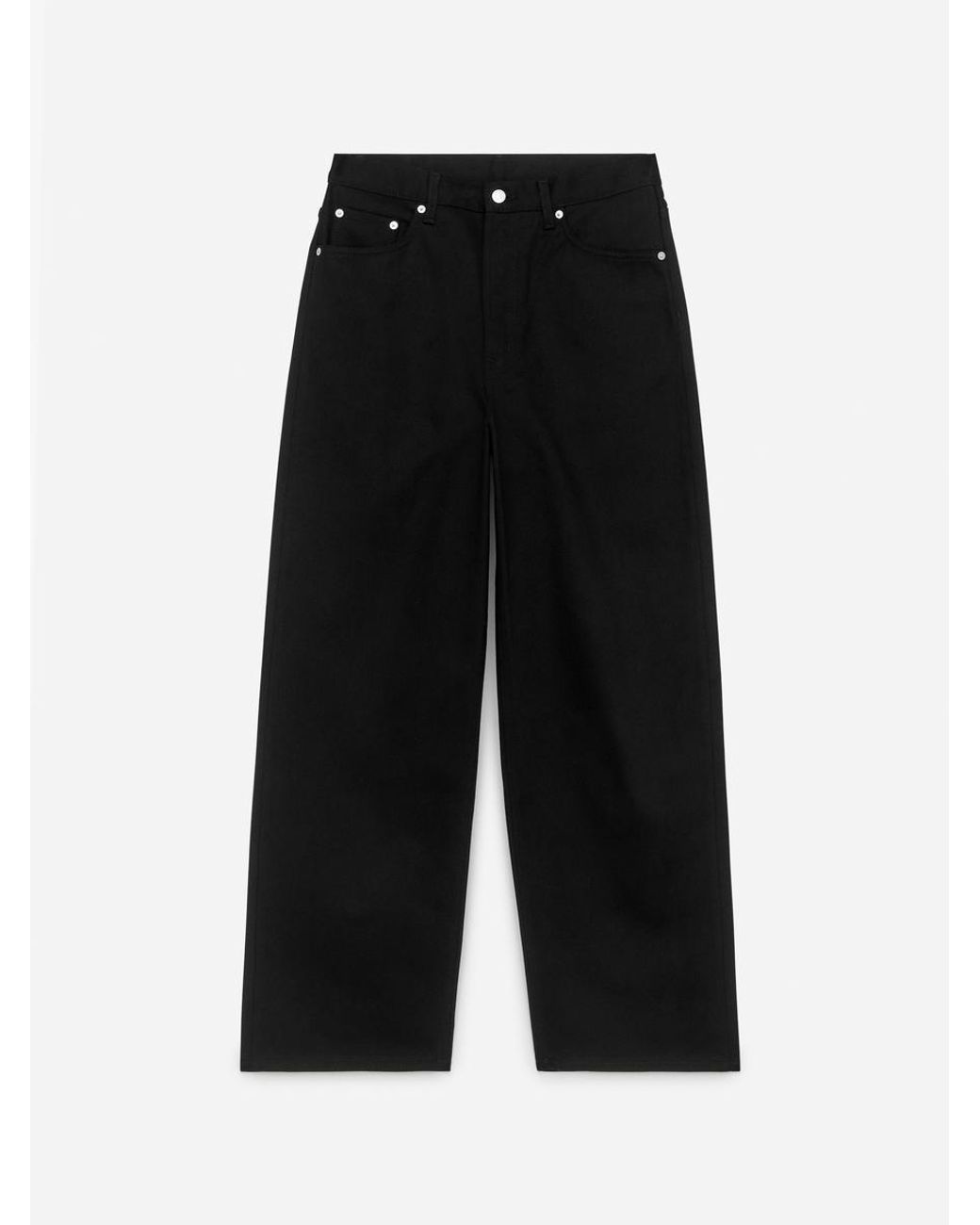 ARKET Black Amber Barrel Jeans