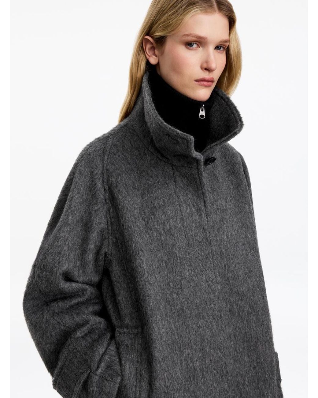 ARKET Gray Wool-Alpaca Blend Jacket