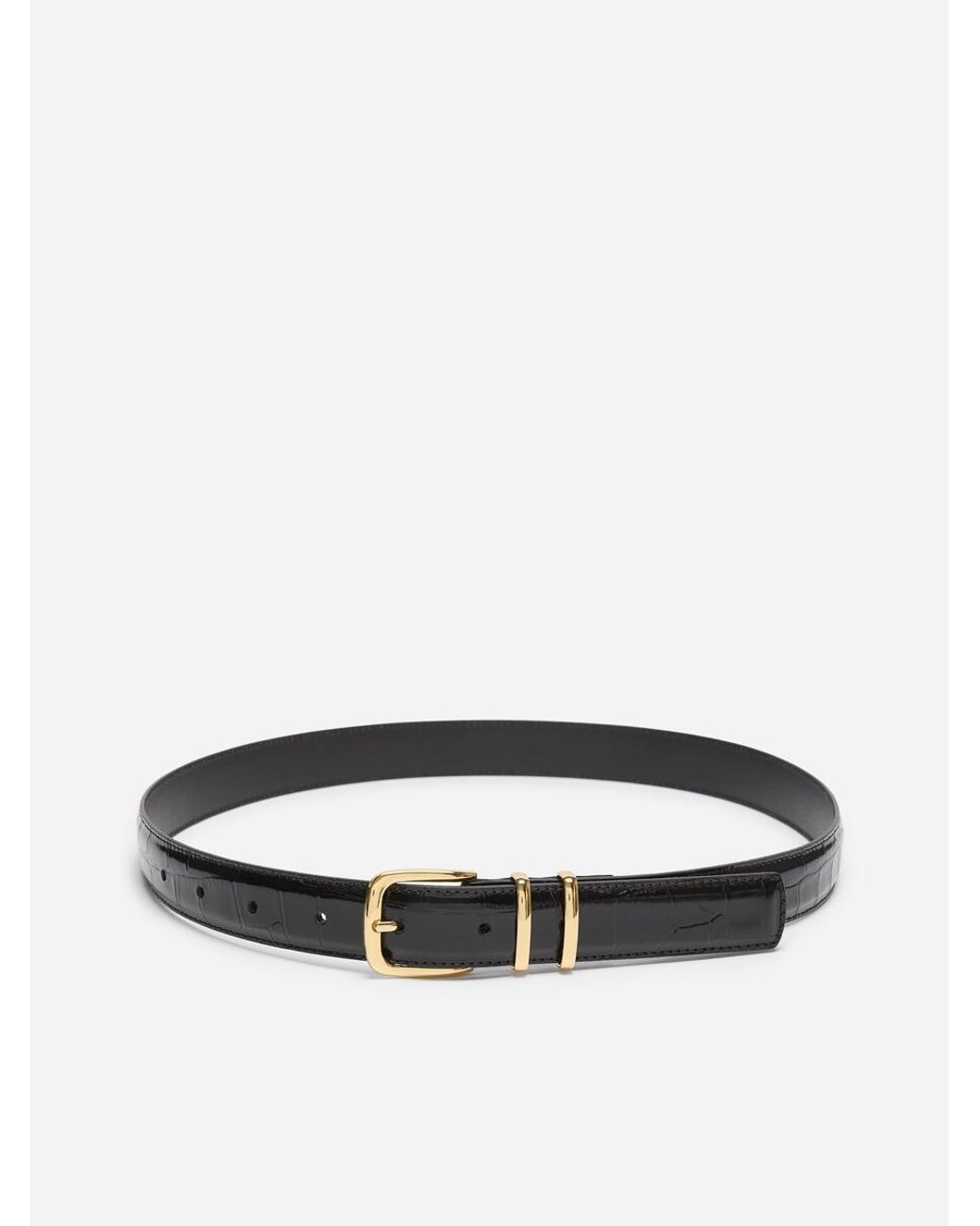 ARKET Blue Leather Belt