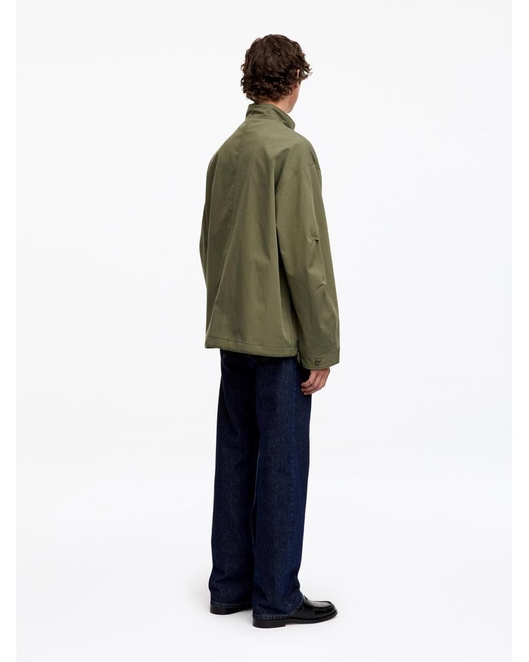 ARKET Green Cropped Parka for men