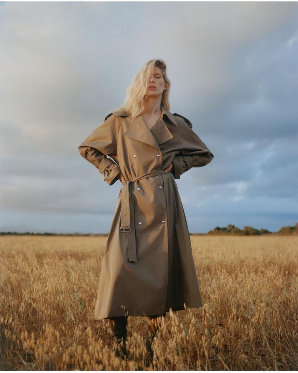 ARKET Brown Stretch Leather Over-The-Knee Boots