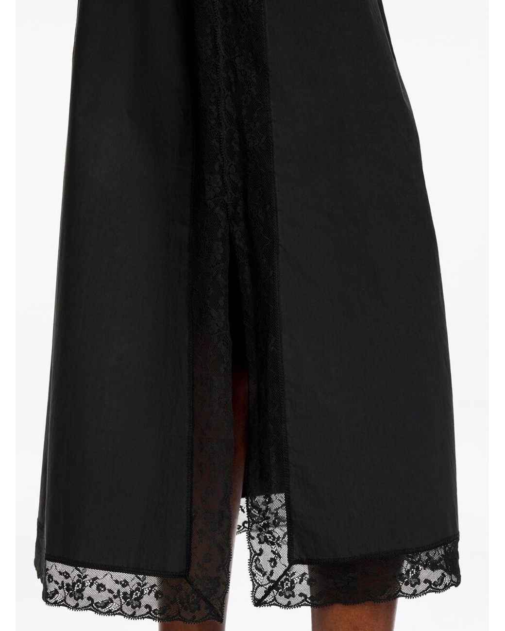 ARKET White Lace Edge Skirt