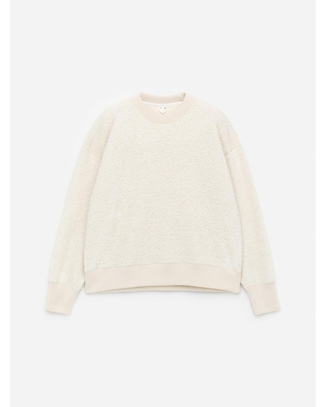 ARKET Natural Wool-Blend Fleece Sweatshirt