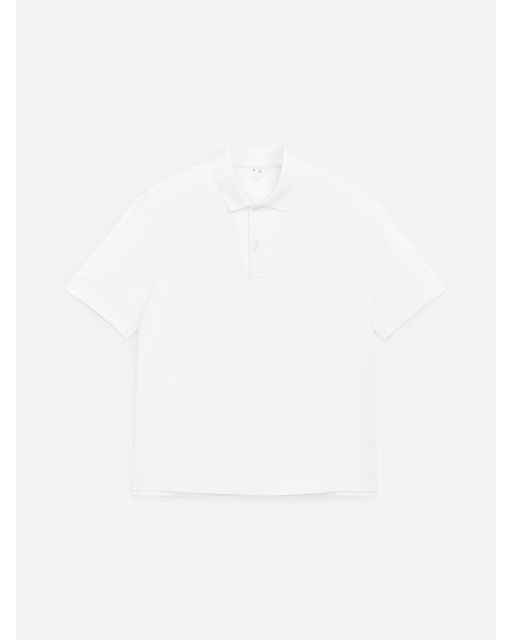 ARKET White Piqué Polo Shirt for men